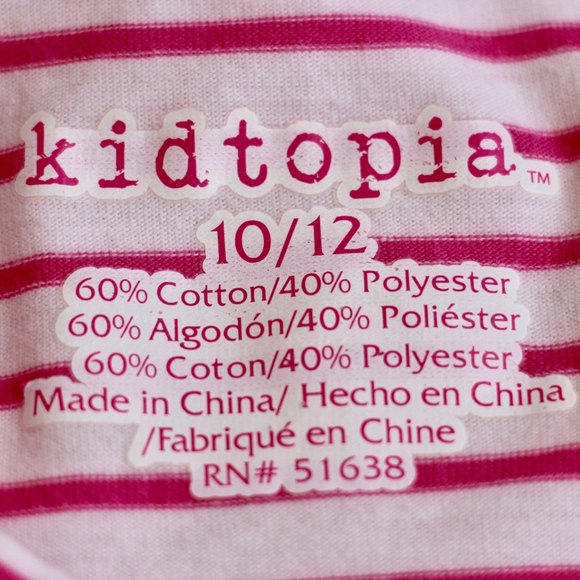 Kidtopia Girls Cold-Shoulder Top - Picture 6 of 7